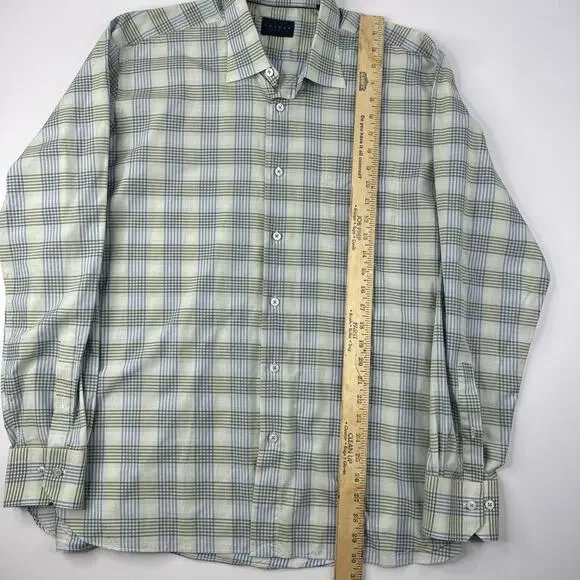 Calder Carmel Limited Edition Multicolor Plaid Button Down Shirt Large 1/150 - Picture 8 of 14